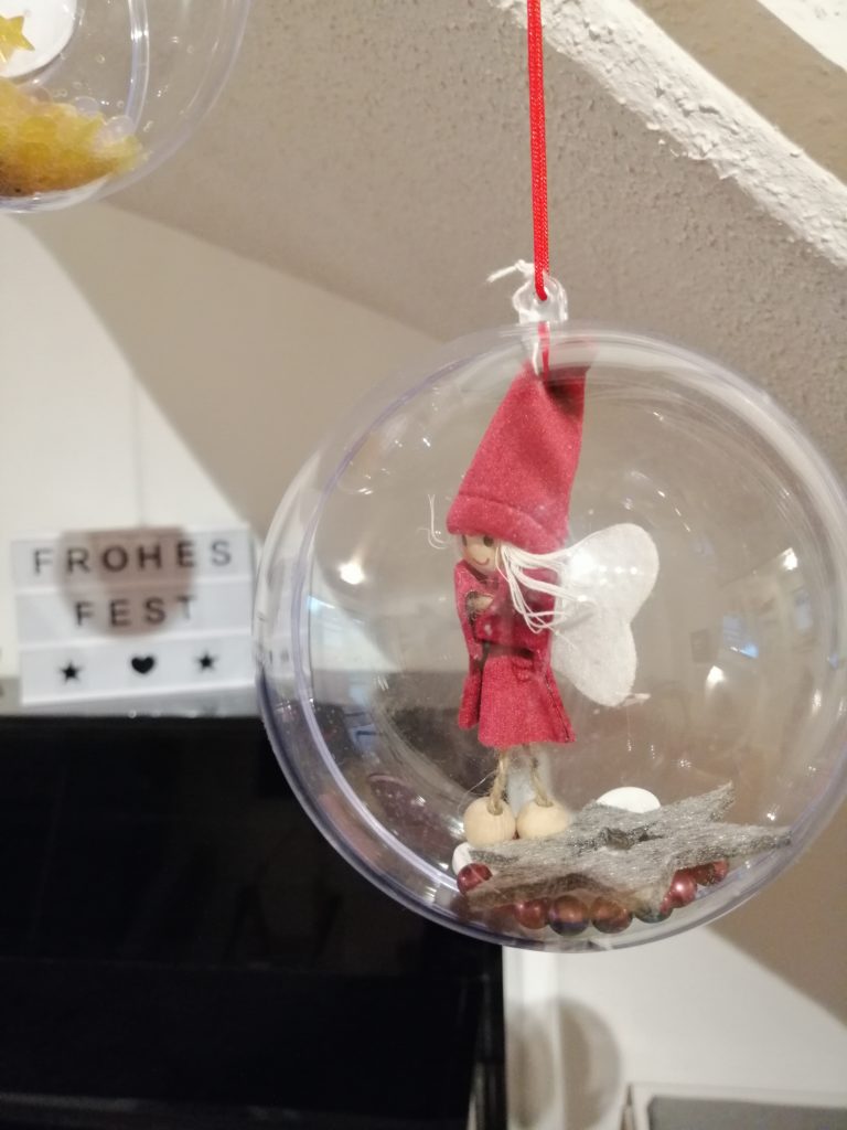 Weihnachtskugel Engel